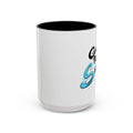 FootSurfers Coffee Mug - FootSurfer Design with Inside Color Accents