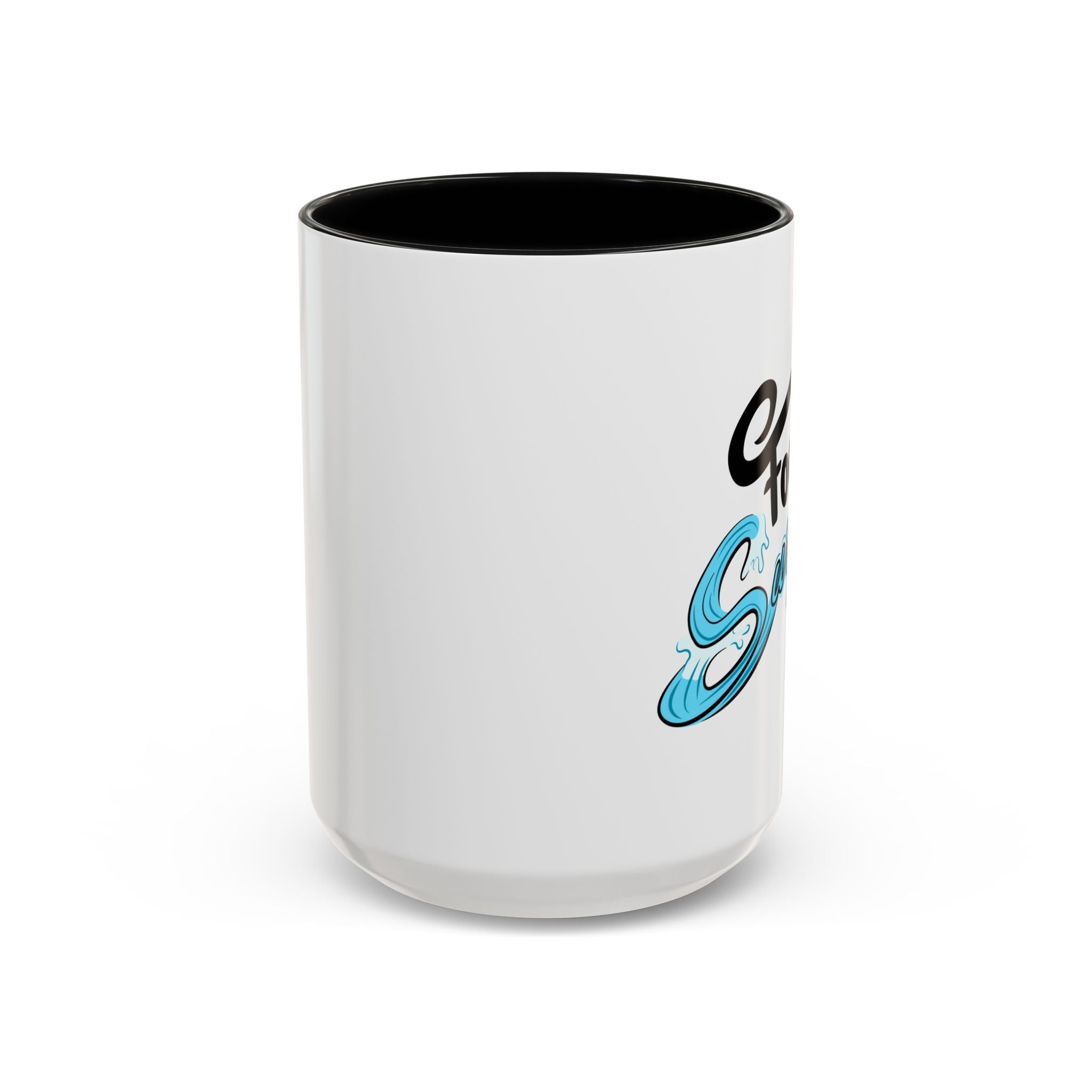 FootSurfers Coffee Mug - FootSurfer Design with Inside Color Accents