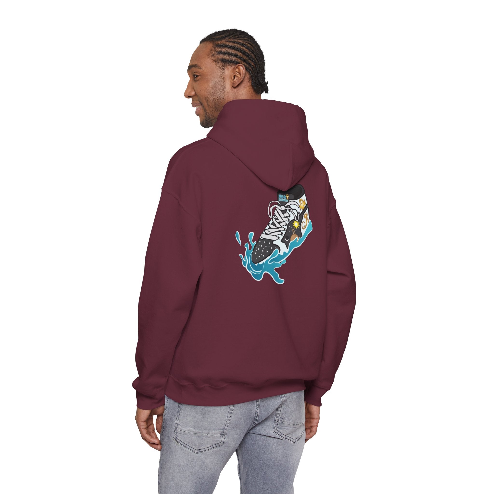 FootSurfers Surf Shoe Graphic Hoodie
