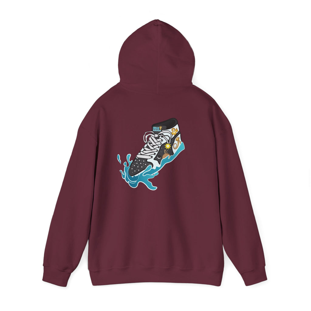FootSurfers Surf Shoe Graphic Hoodie